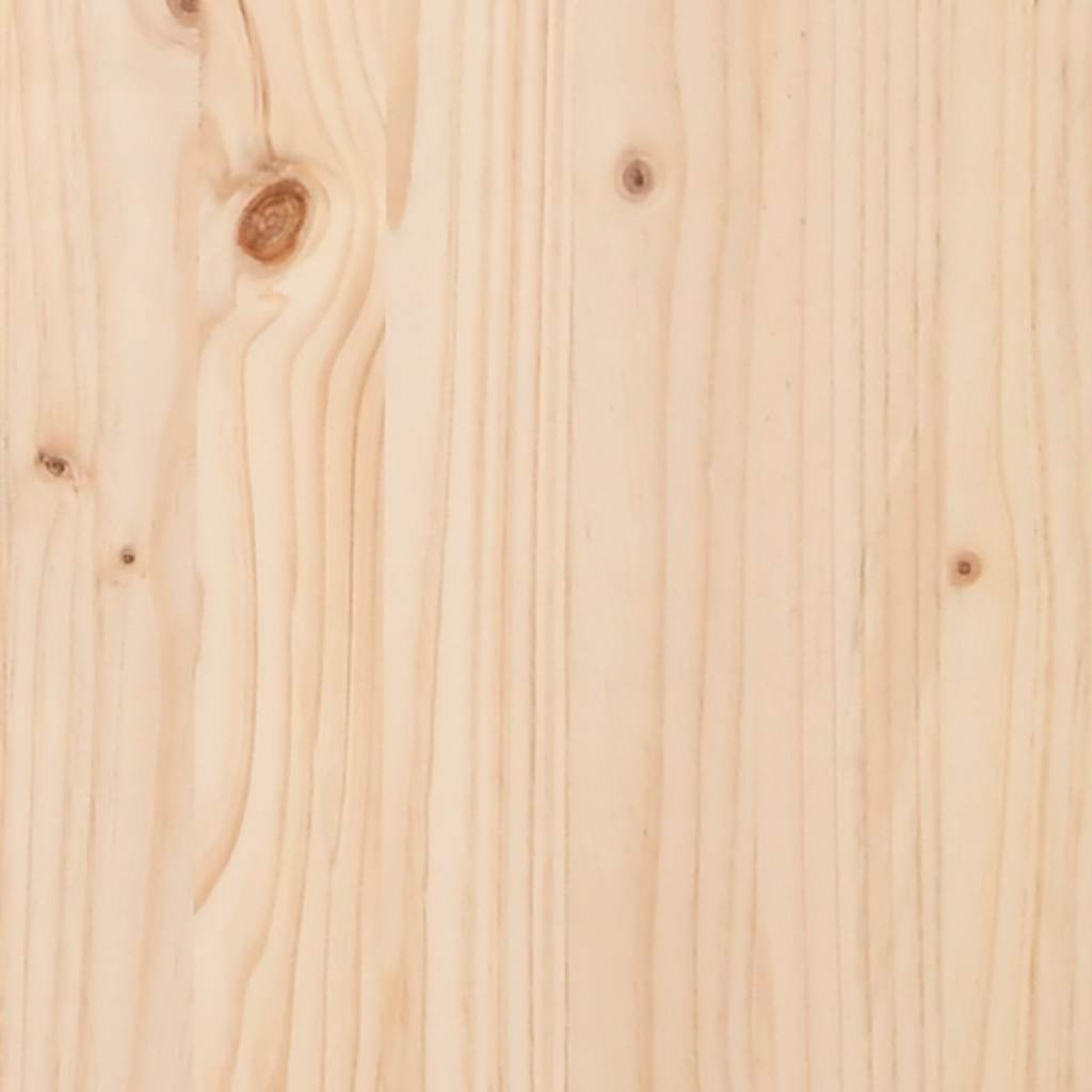 Bed Frame without Mattress Solid Wood Pine