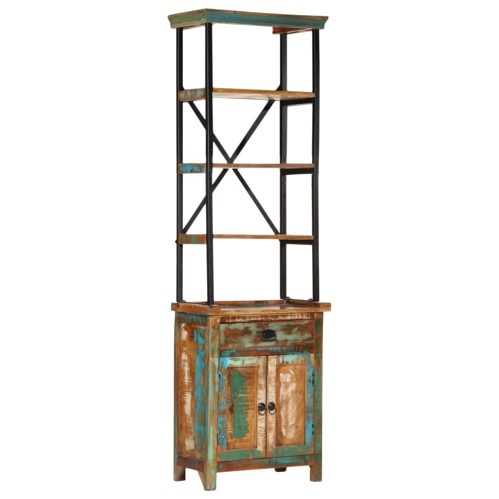 Highboard 55x30x180 cm Solid Wood Reclaimed