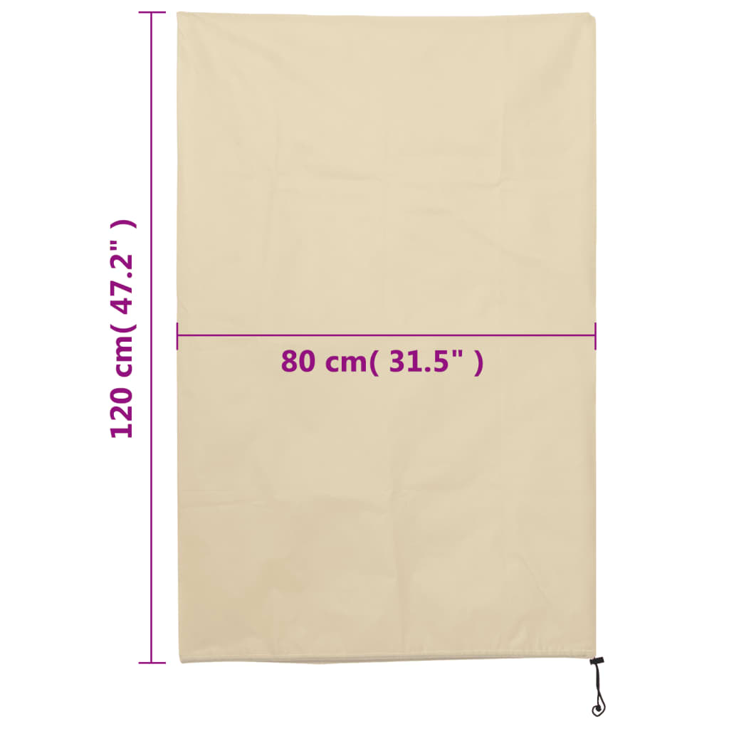 Plant Fleece Covers with Drawstring 8 pcs 70 g/m² 0,8x1,2 m