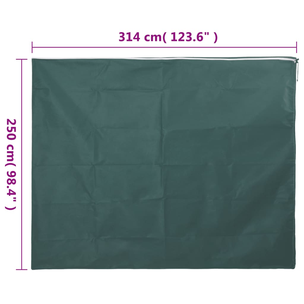 Plant Fleece Covers with Zip 2 pcs 70 g/m² 3,14x2,5 m