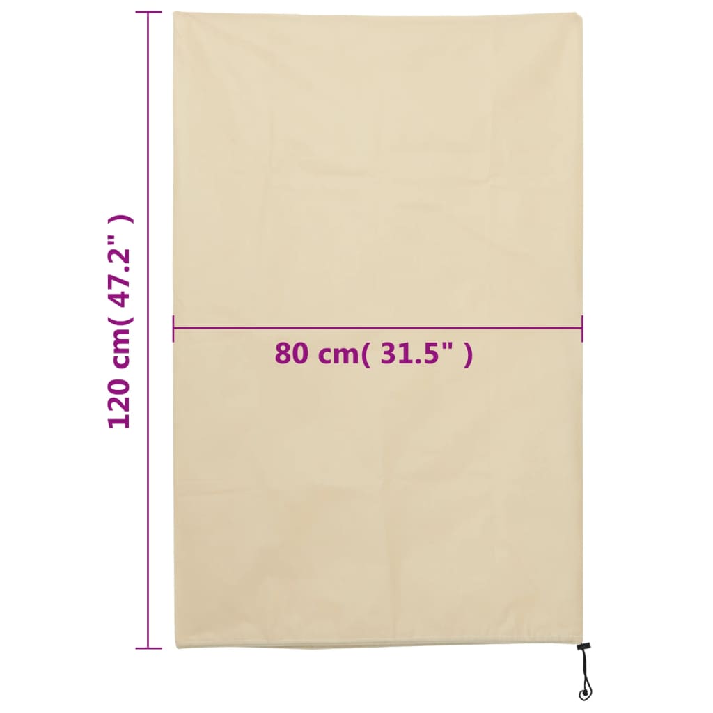 Plant Fleece Covers with Drawstring 12 pcs 70 g/m² 0,8x1,2 m