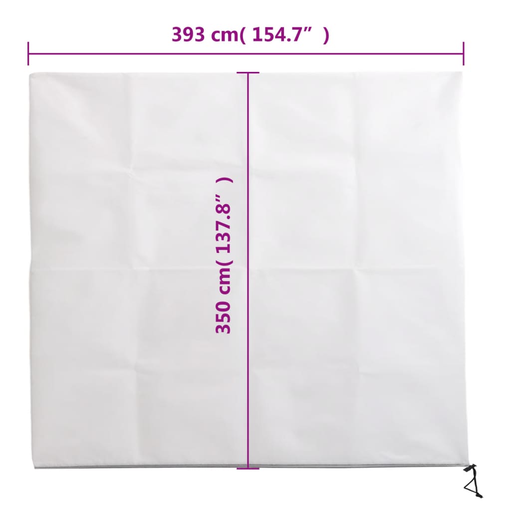 Plant Fleece Covers with Zip 10 pcs 70 g/m² 3,93x3,5 m