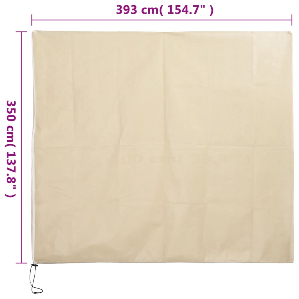 Plant Fleece Covers with Zip 10 pcs 70 g/m² 3,93x3,5 m