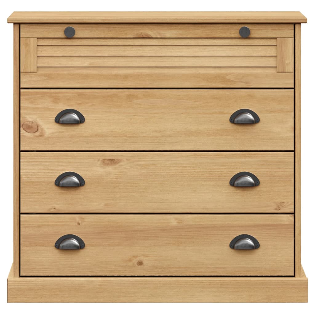 Highboard VIGO 80x40x176 cm Solid Wood Pine