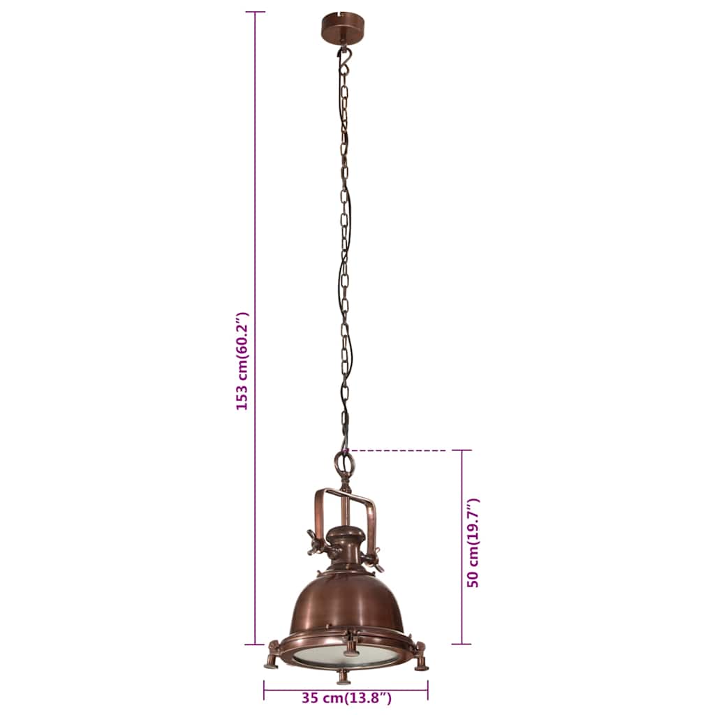 Pendant Lighting 35x35x153 cm Aluminium
