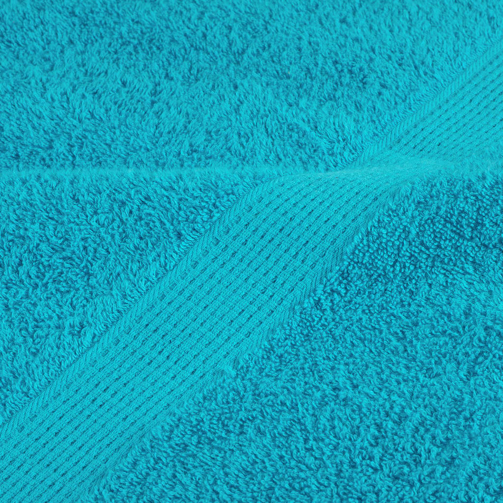 Premium Guest Towels SOLUND 10 pcs Turquoise 30x50 cm 600 gsm