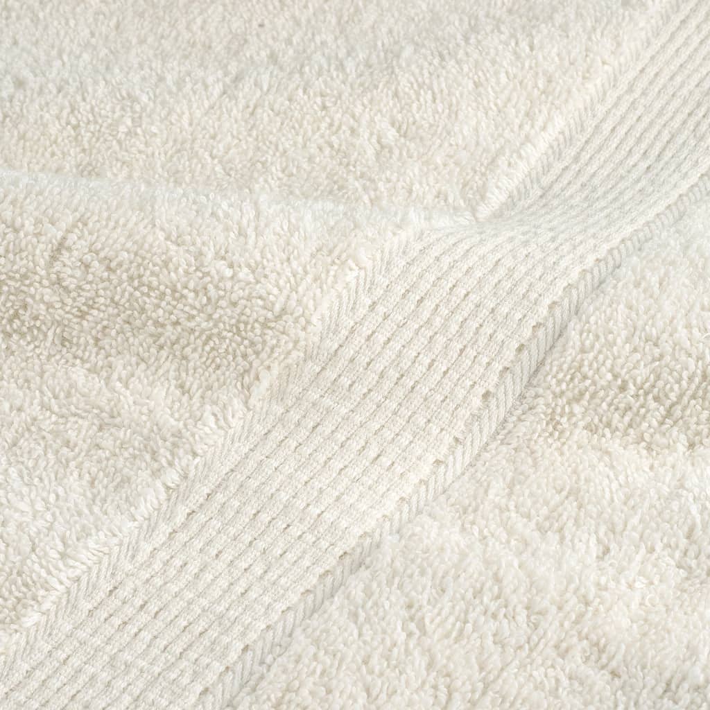 Premium Shower Towels SOLUND 10 pcs Cream 70x140 cm 600 gsm