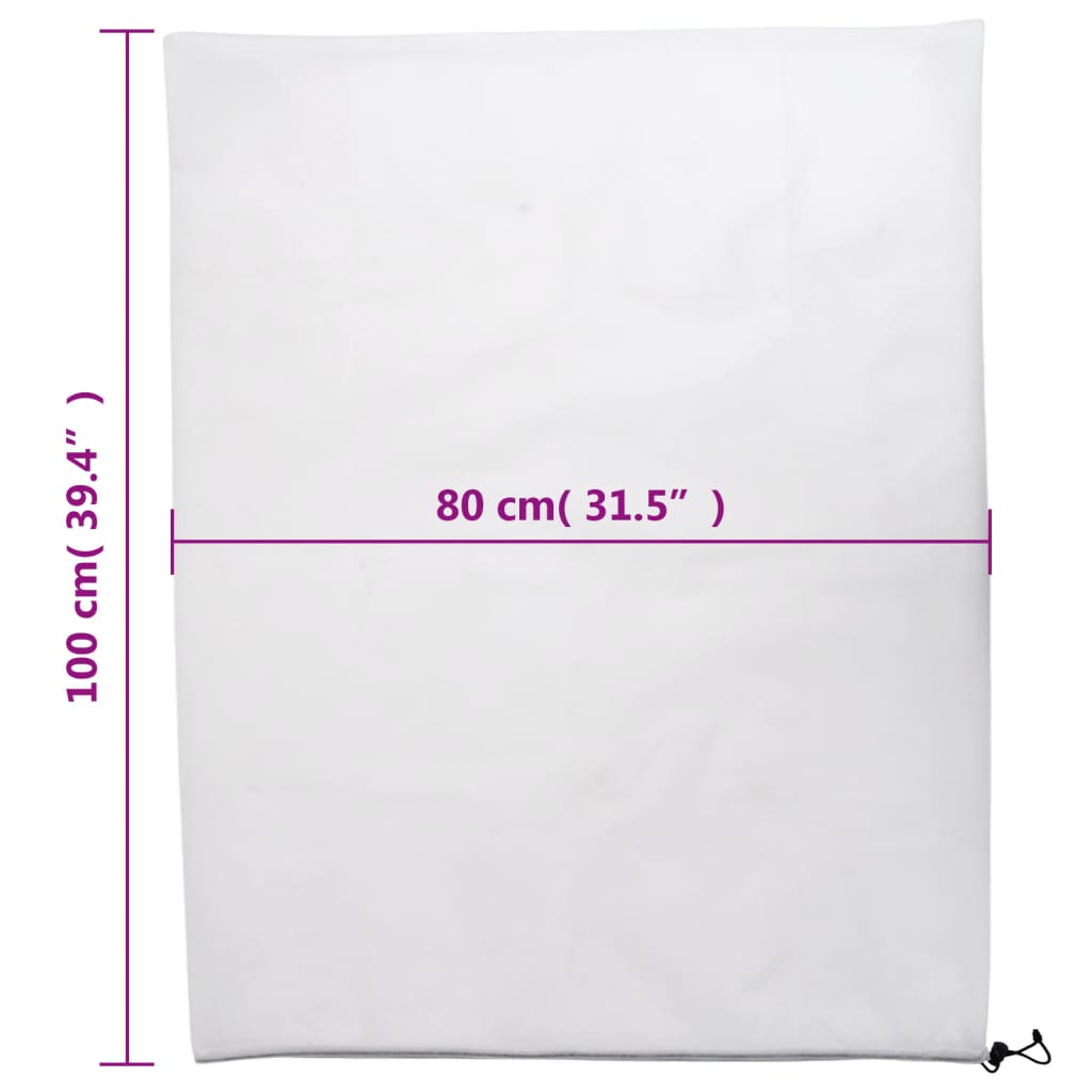 Plant Fleece Covers with Drawstring 4 pcs 70 g/m² 0,8x1 m