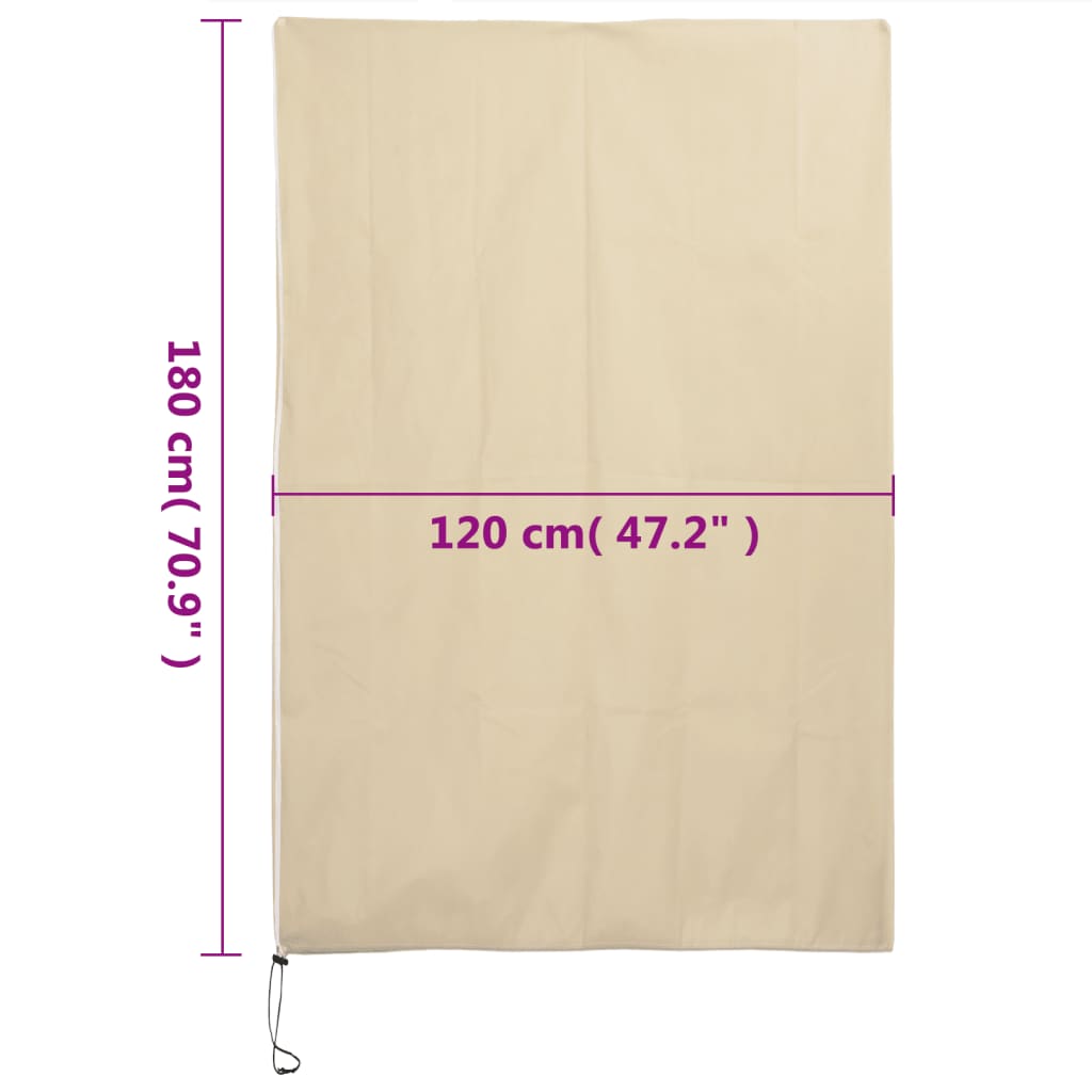 Plant Fleece Covers with Zip 2 pcs 70 g/m² 1,2x1,8 m