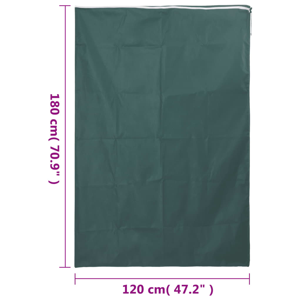 Plant Fleece Covers with Zip 2 pcs 70 g/m² 1,2x1,8 m