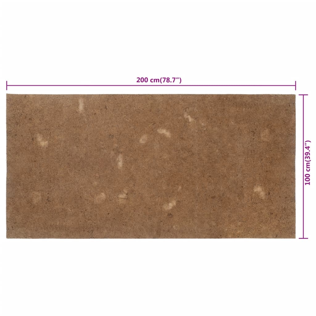 Mattress Pad 100x200 cm Coir