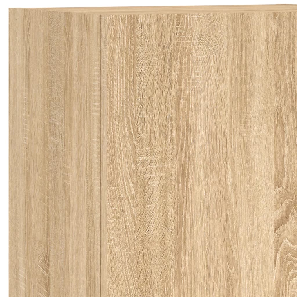 TV Wall Cabinet Sonoma Oak 40,5x30x102 cm Engineered Wood