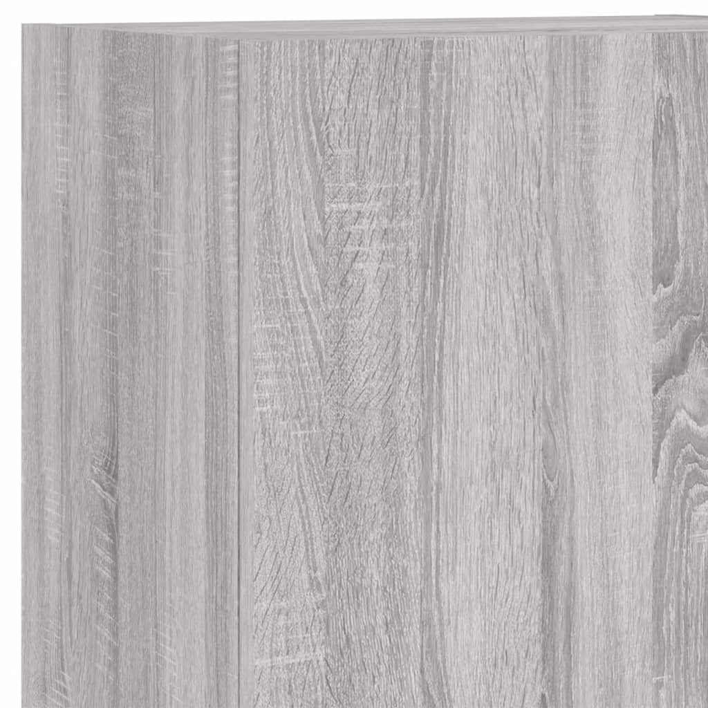 TV Wall Cabinet Grey Sonoma 40,5x30x102 cm Engineered Wood
