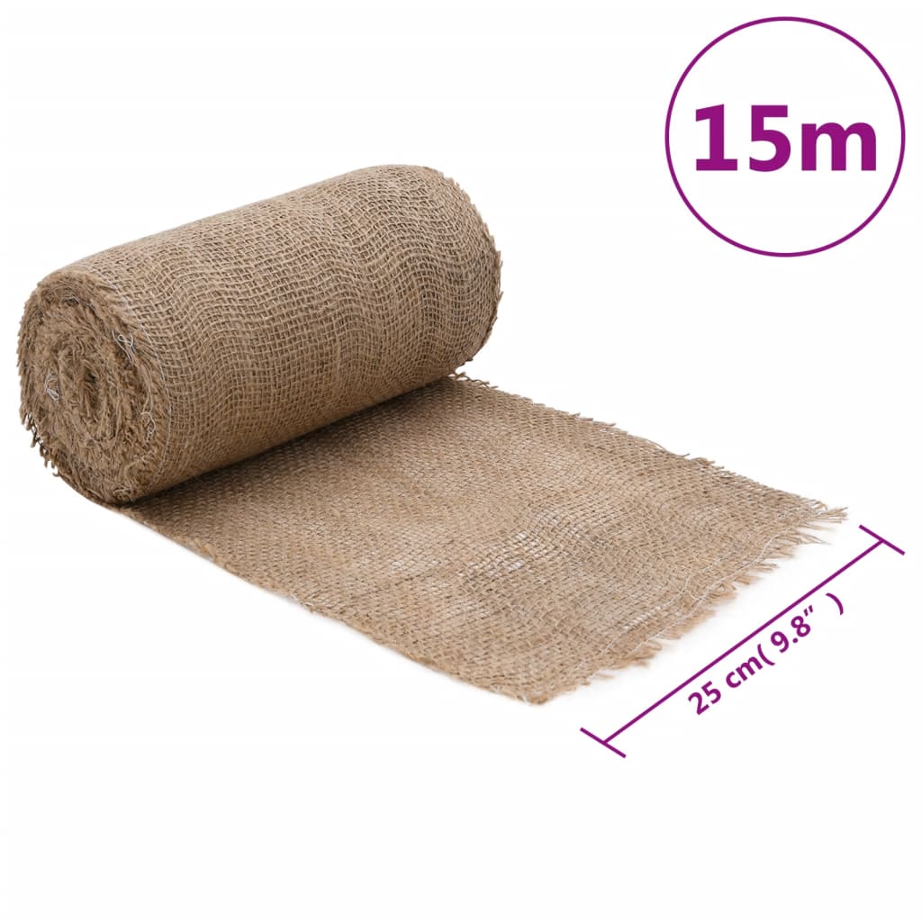 Jute Roll 0,25x15 m 100% Jute 200 gsm