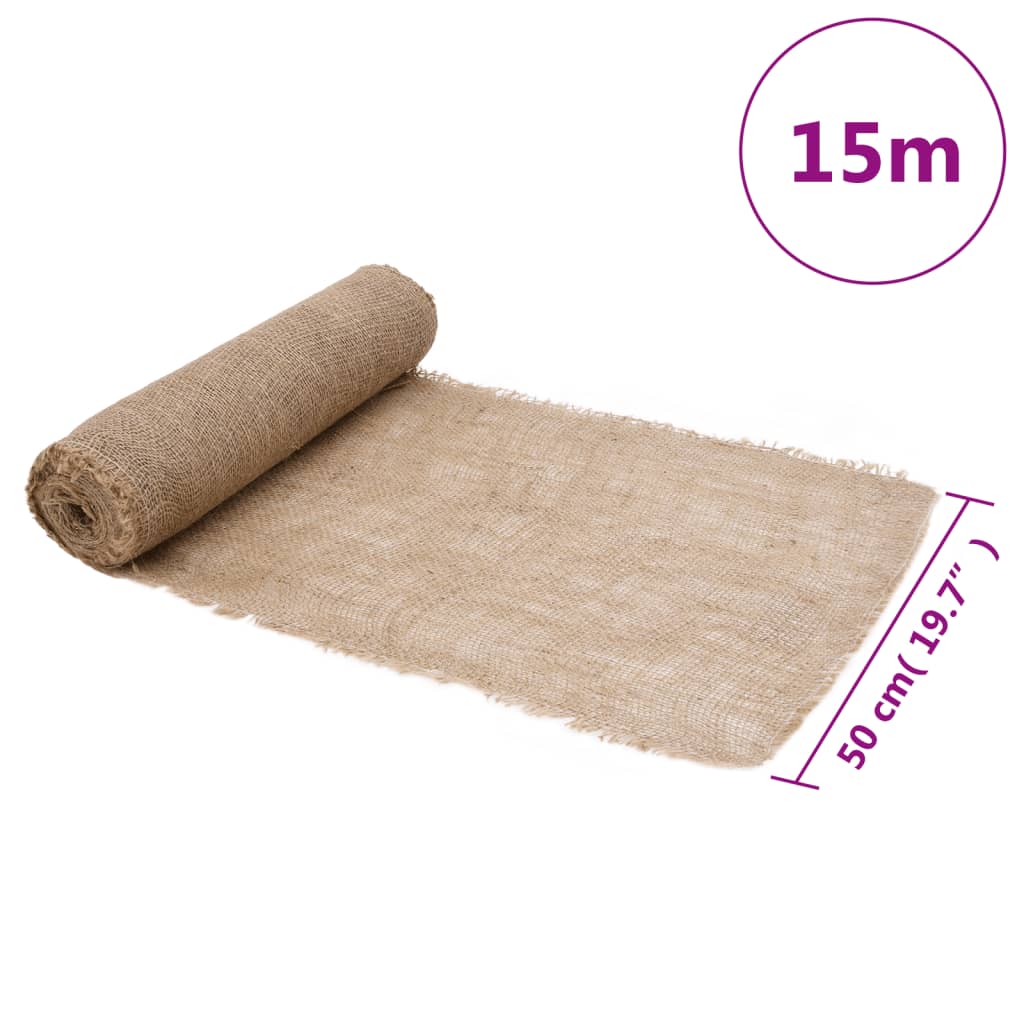 Jute Roll 0.5x15 m 100% Jute 200 gsm