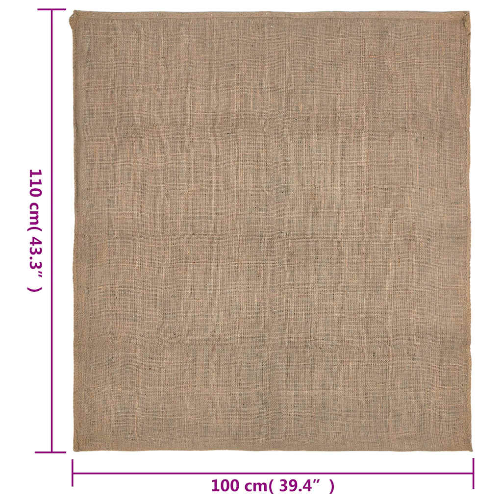 Jute Sacks 30 pcs 100x110 cm 100% Jute 220 gsm