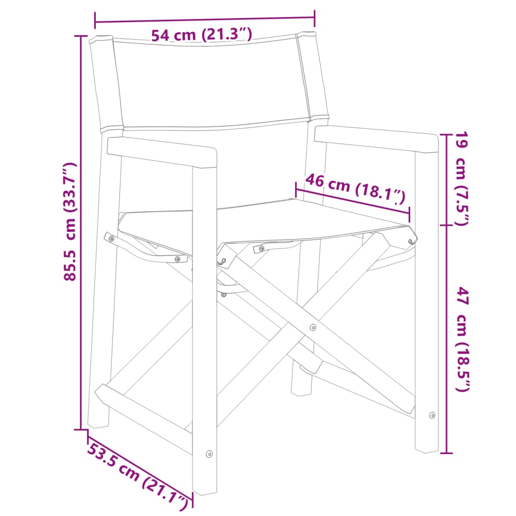 4 Piece Folding Chairs Dark Grey Fabric