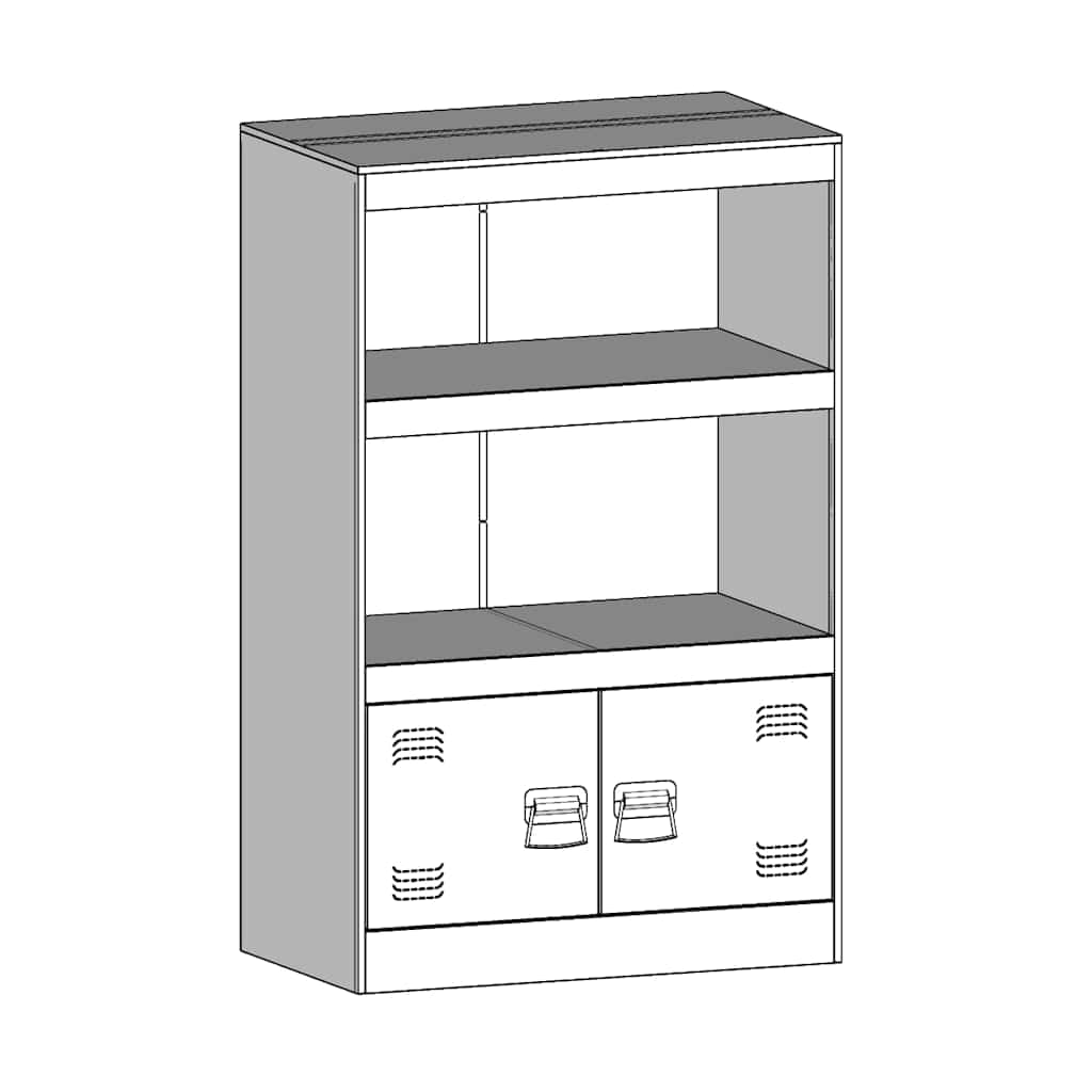 Sideboard Pink 67x39x107 cm Steel