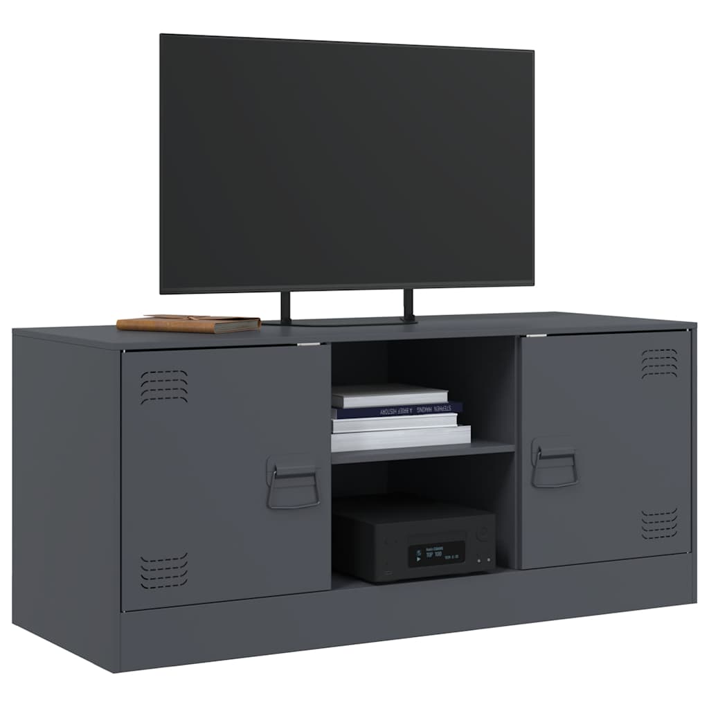 TV Cabinet Anthracite 99x39x44 cm Steel