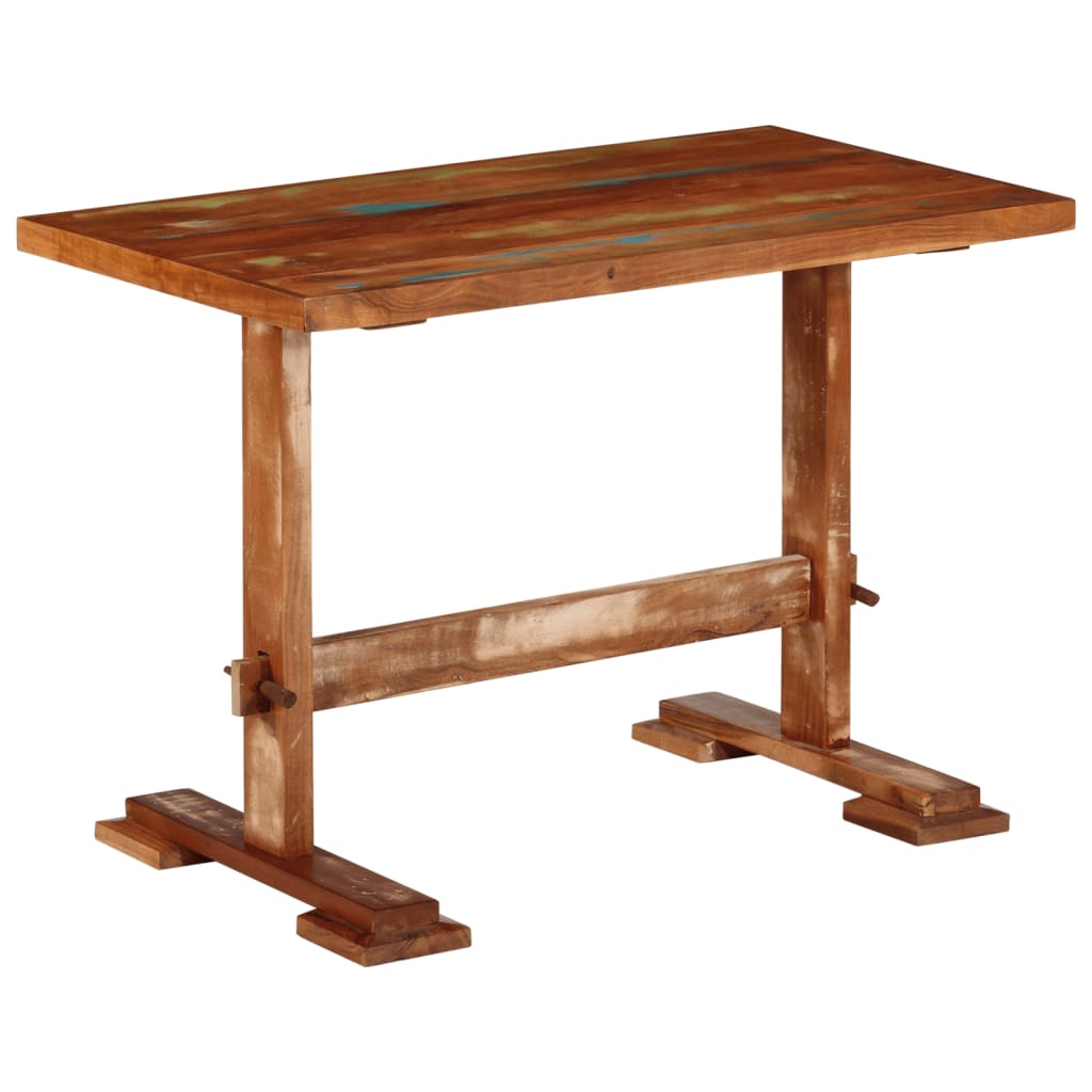 Dining Table 110x55x78 cm Solid Wood Reclaimed
