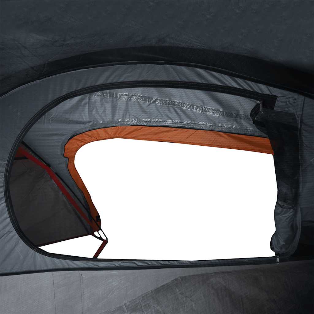Camping Tent Dome 1-Person Orange Waterproof