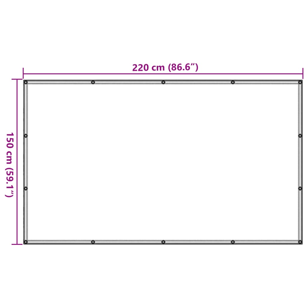 Trailer Net Green 1,5x2,2 m HDPE
