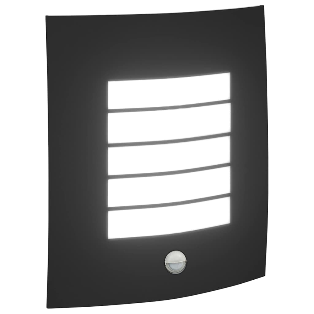Outdoor Wall Light 2 pcs Black 23.5 x 9 x 26 cm