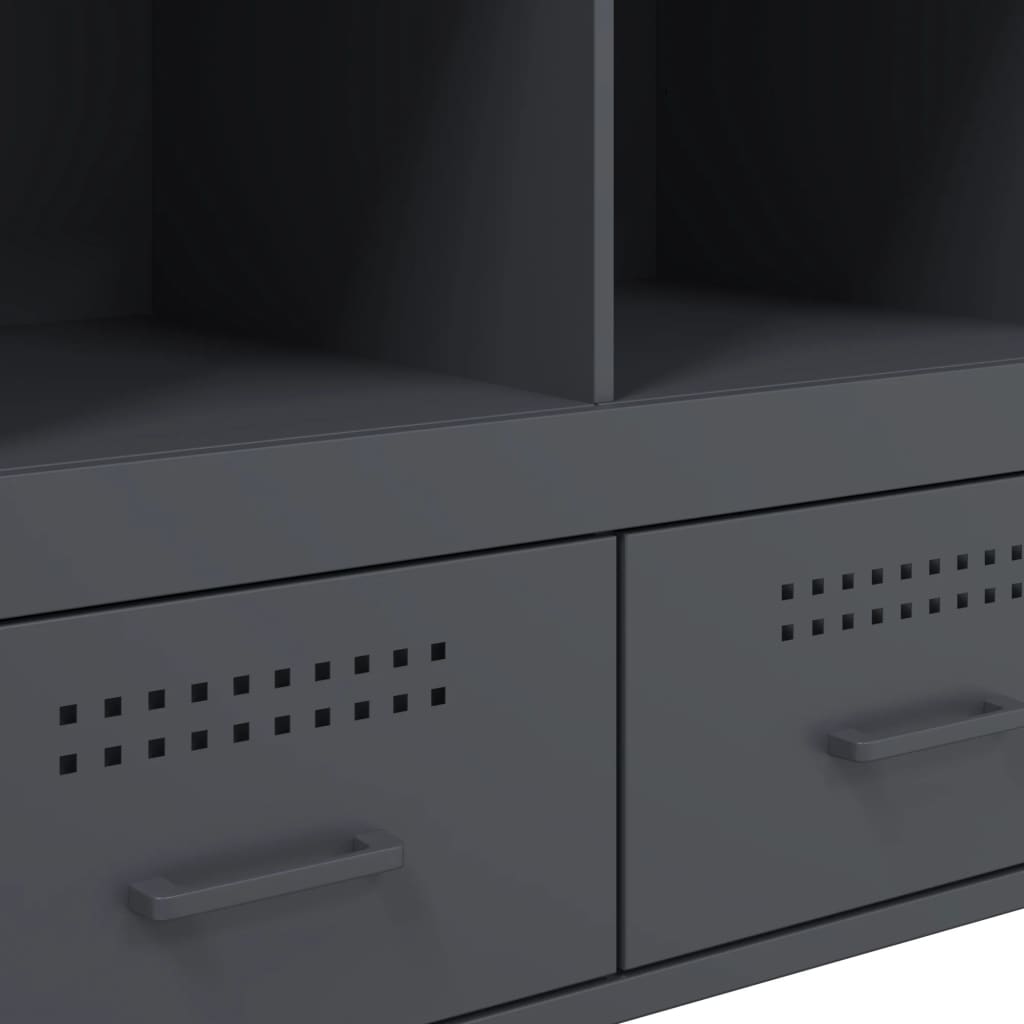 Highboard Anthracite 68x39x101,5 cm Steel