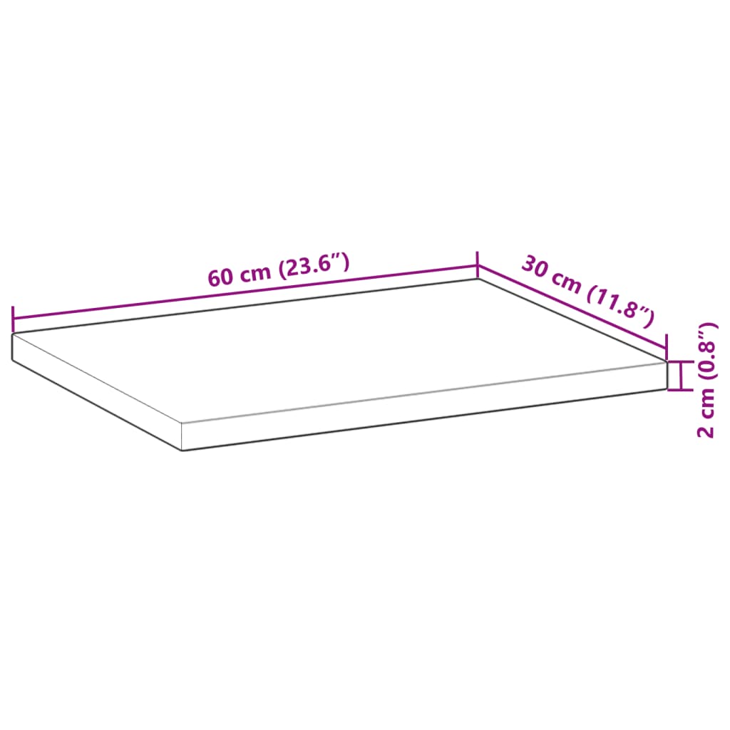 Floating Shelves 3 pcs 60x30x2 cm Oil Finished Solid Wood Acacia