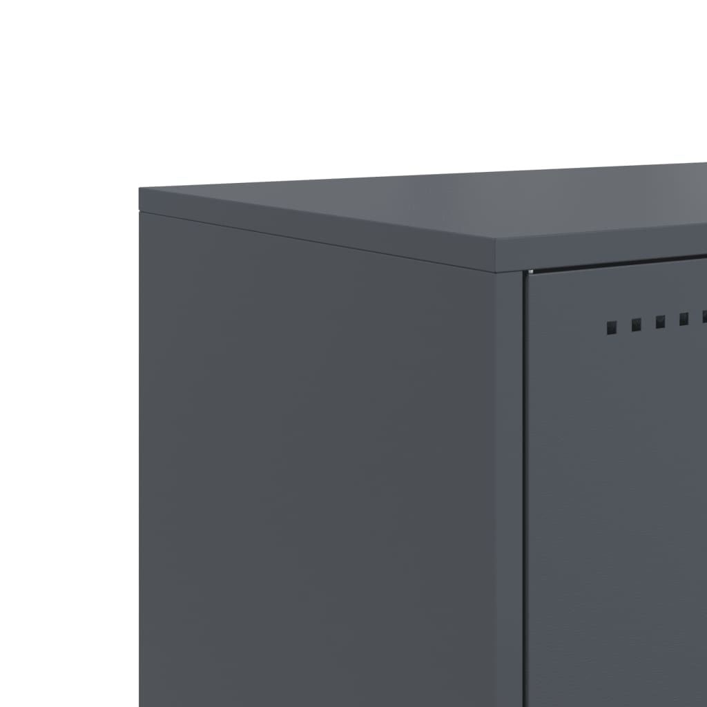 TV Cabinet Anthracite 100,5x39x60,5 cm Steel