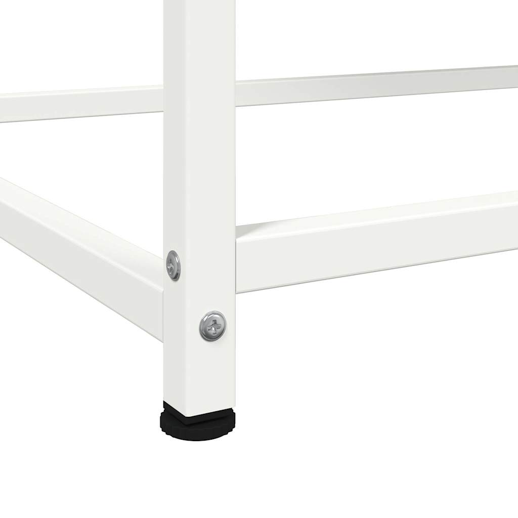 Highboard White 100,5x39x107 cm Steel