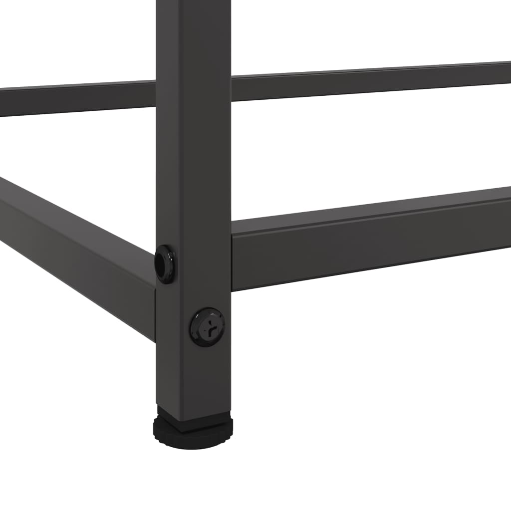Sideboard Black 100,5x39x107 cm Steel