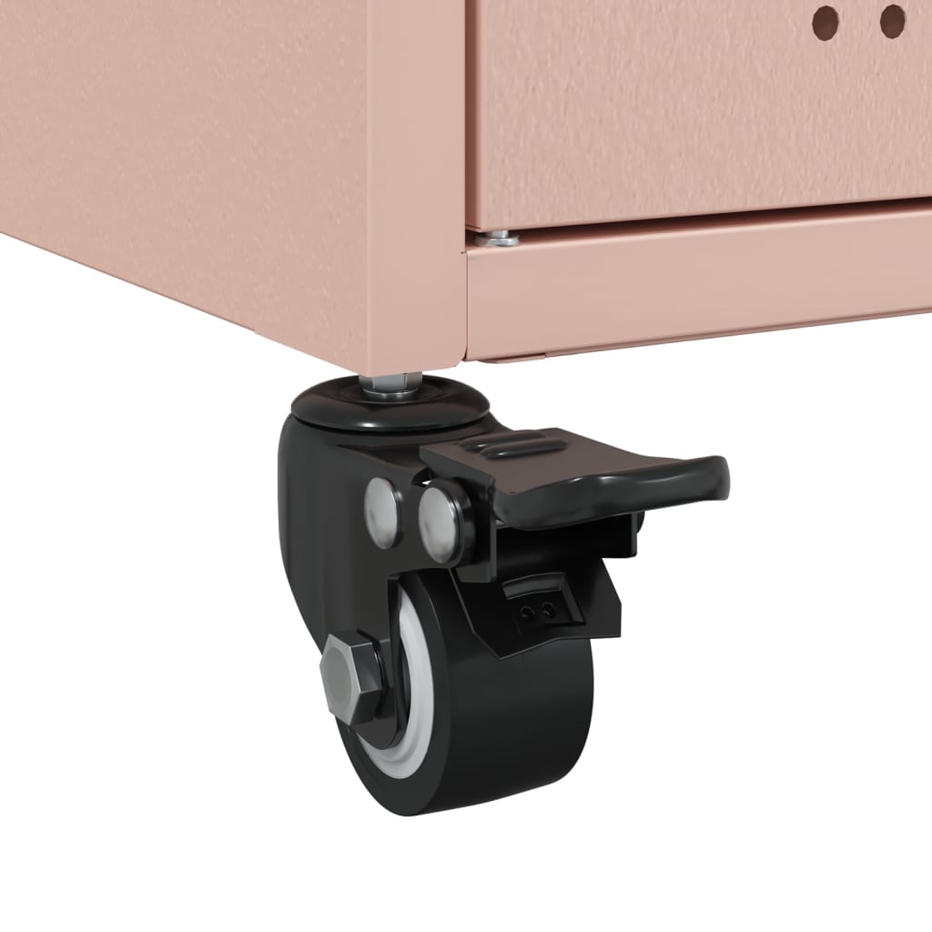 Sideboard Pink 100,5x39x72 cm Steel