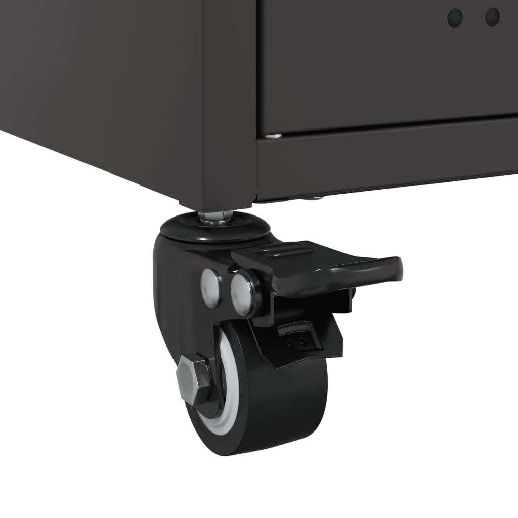 TV Cabinet Black 68x39x43,5 cm Steel