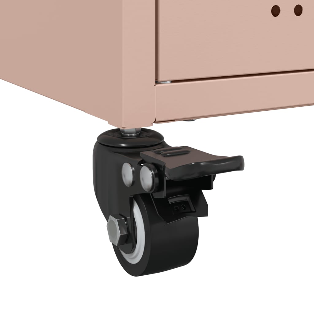 TV Cabinet Pink 68x39x43,5 cm Steel