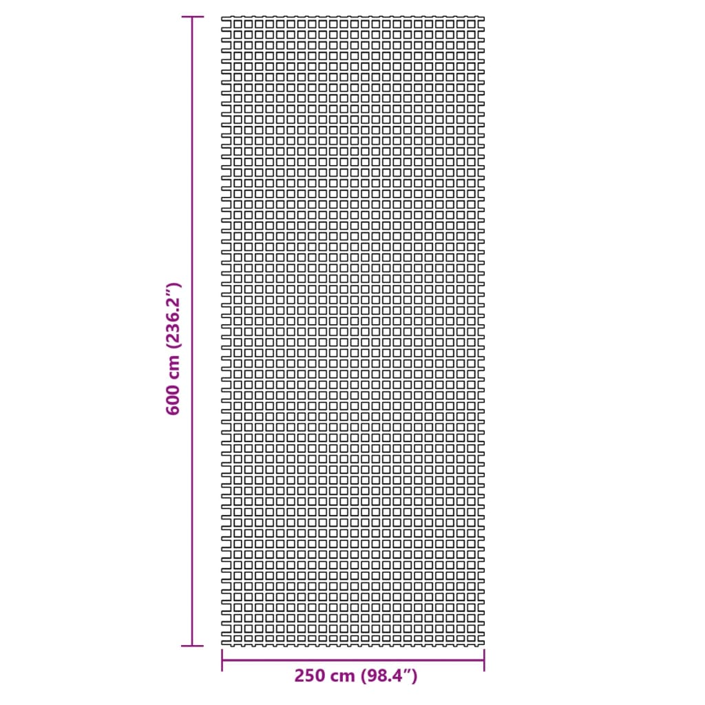 Tent Carpet Green 6x2,5 m