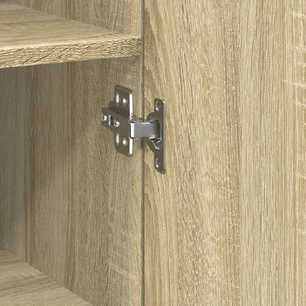 Slim Storage Cabinet Sonoma Oak 40x42,5x225 cm Engineered Wood