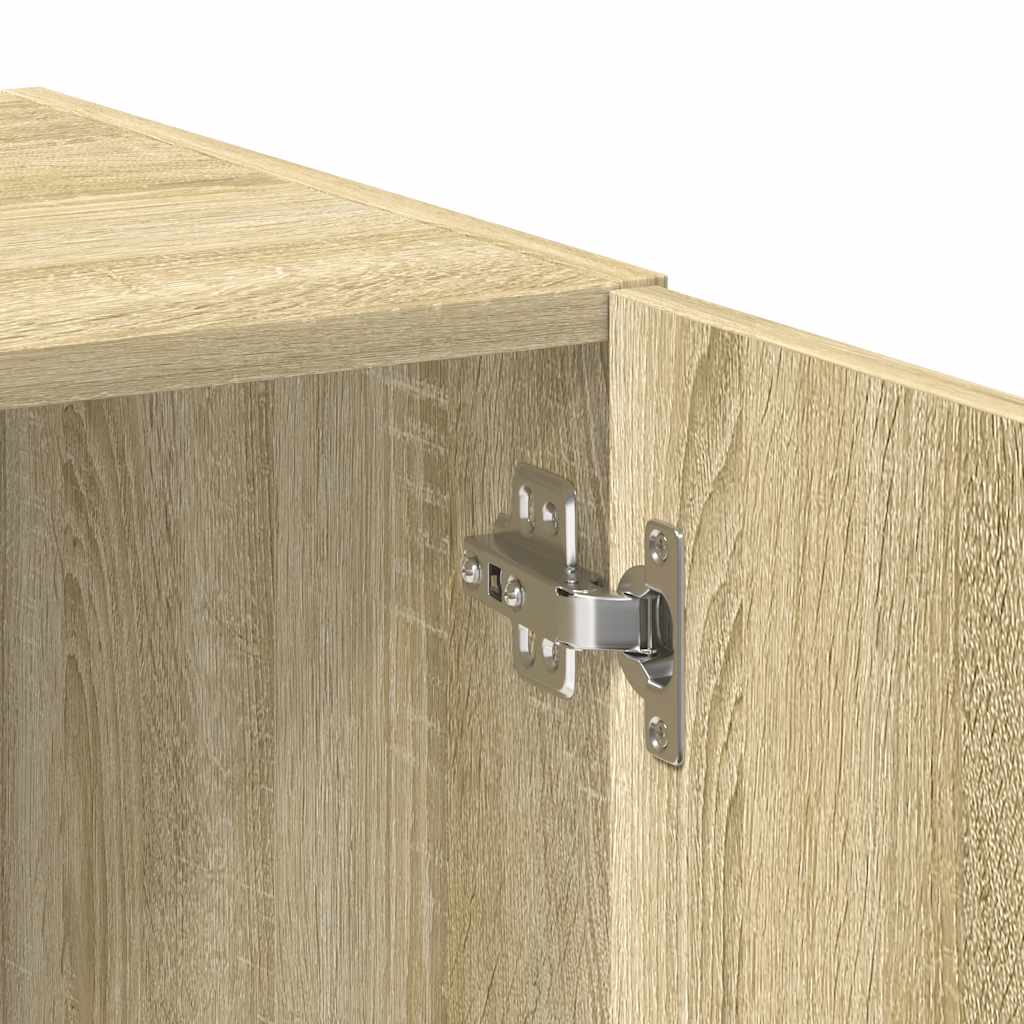 Storage Cabinet Sonoma Oak 70x42,5x225 cm Engineered Wood