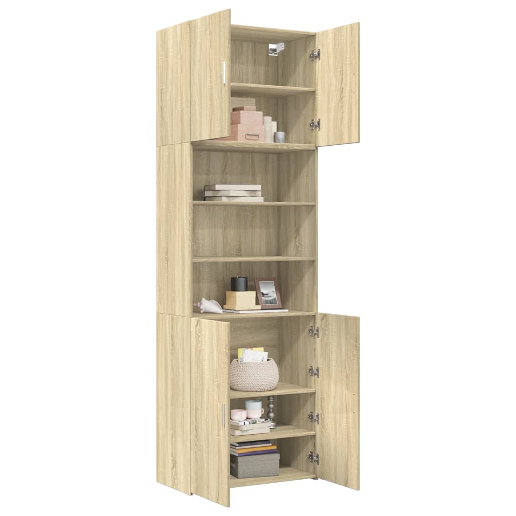 Highboard Sonoma Oak 80x42,5x249 cm Engineered Wood