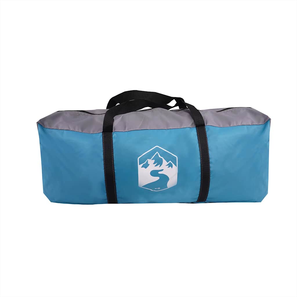 Camping Tent 5-Person Blue Waterproof