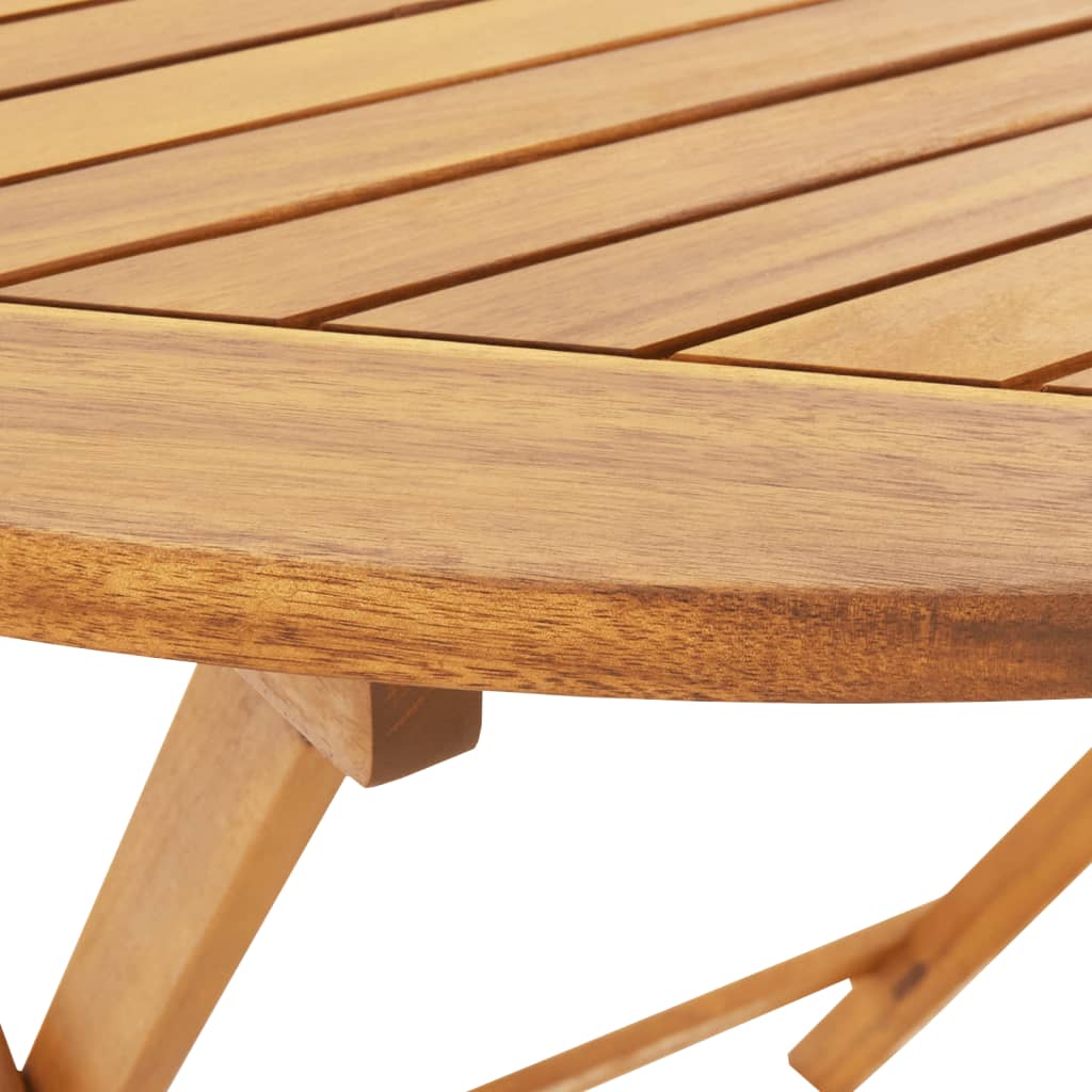 5 Piece Garden Dining Set Beige Poly Rattan and Solid Wood