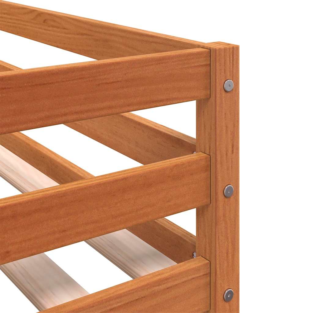 Bunk Bed without Mattress Pink 80x200 cm Solid Wood Pine