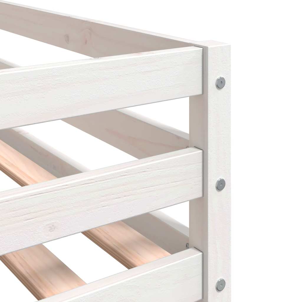 Bunk Bed without Mattress Blue 90x200 cm Solid Wood Pine