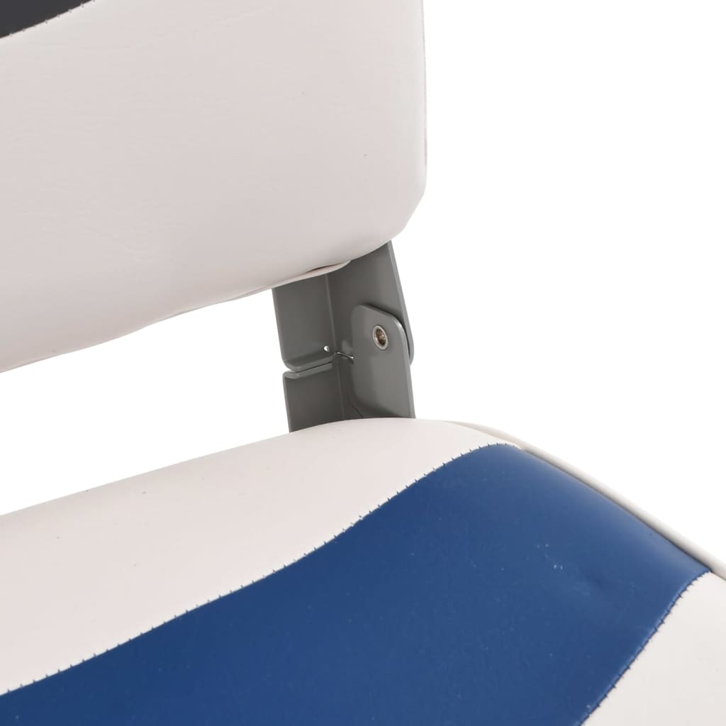Foldable Boat Seats 2pcs with High Back 44x38x55 cm