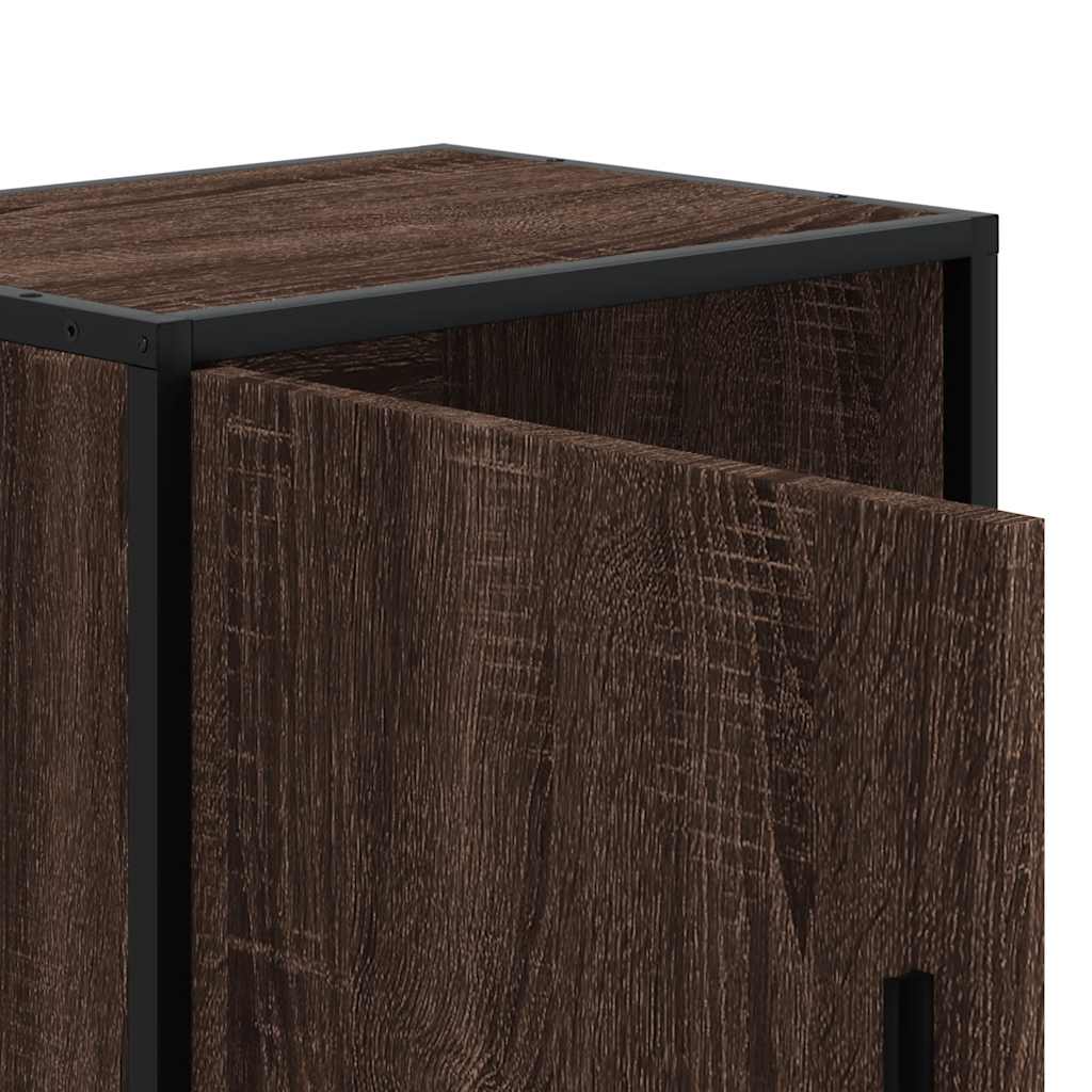 Bedside Cabinets 2 pcs Brown Oak 40x31x50 cm