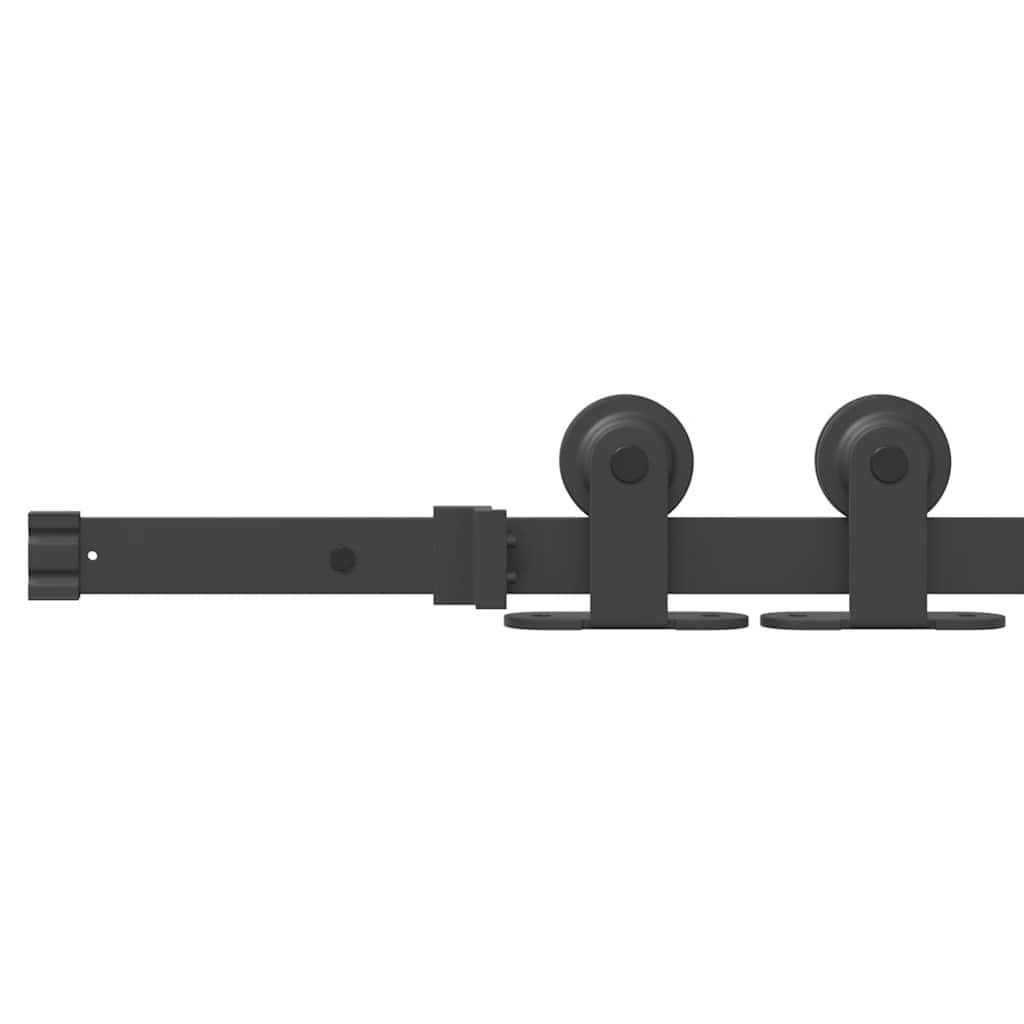 Sliding Door Hardware Kit 152,5 cm Steel Black