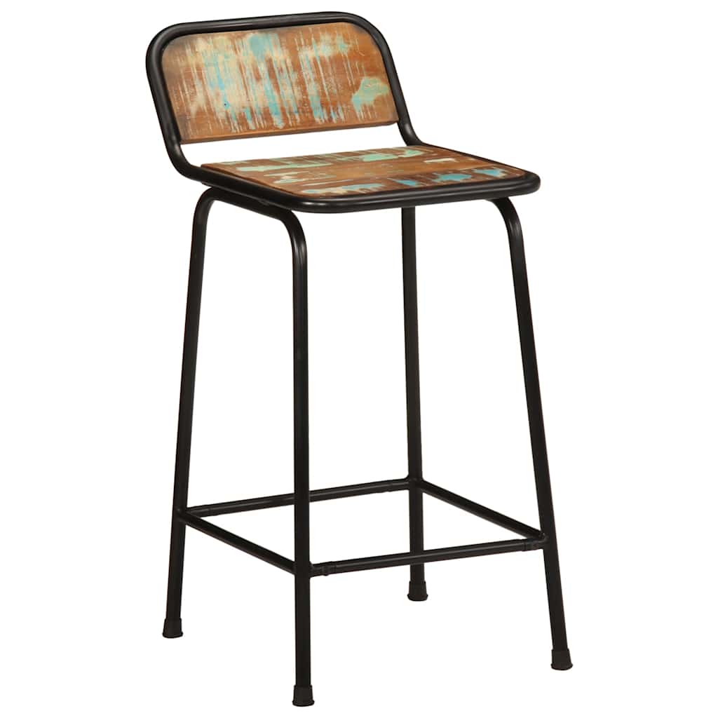 Bar Stools 4 pcs 46x35,5x80 cm Solid Wood Reclaimed