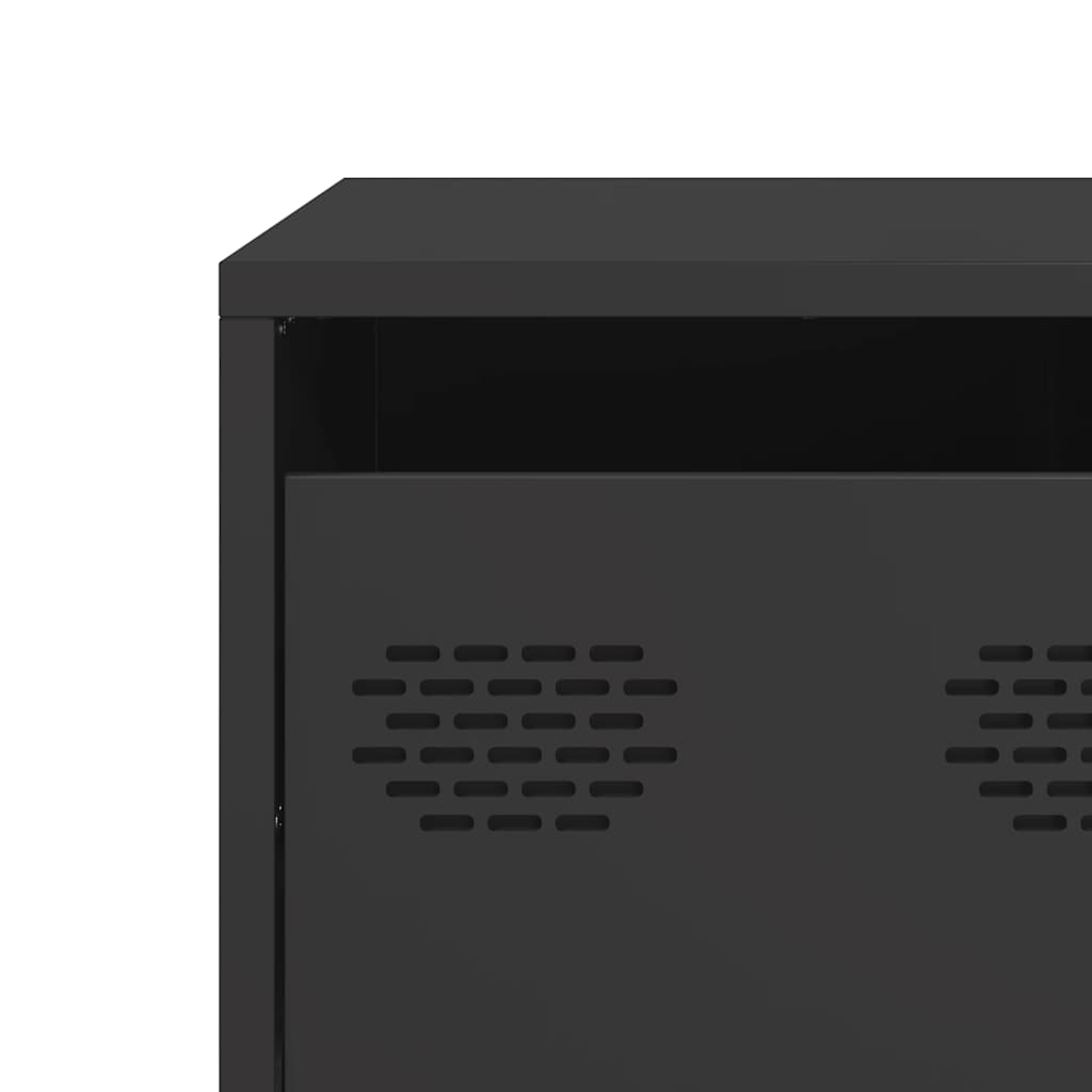 TV Cabinet Black 68x50x43,5 cm Cold-rolled Steel