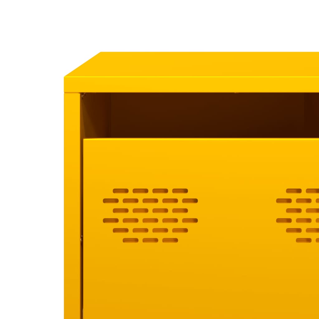 TV Cabinet Mustard Yellow 68x50x43,5 cm Cold-rolled Steel