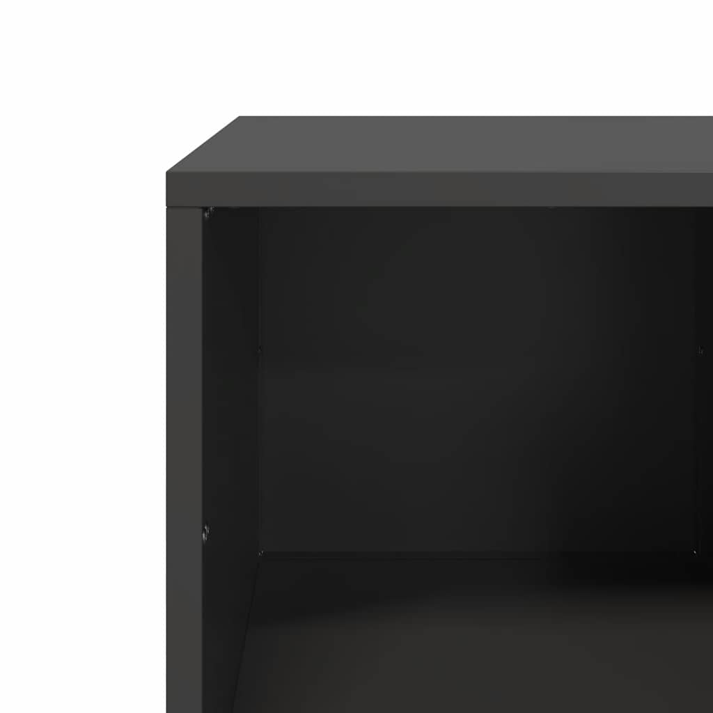 Coffee Table Black 101,5x50x43,5 cm Cold-rolled Steel
